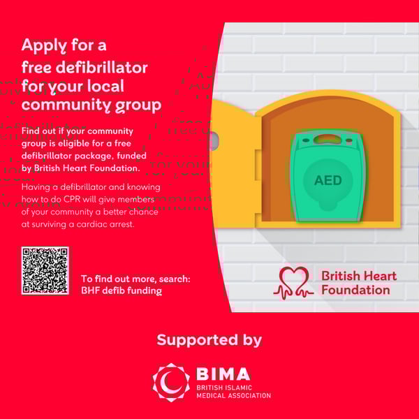 BHF Defib poster