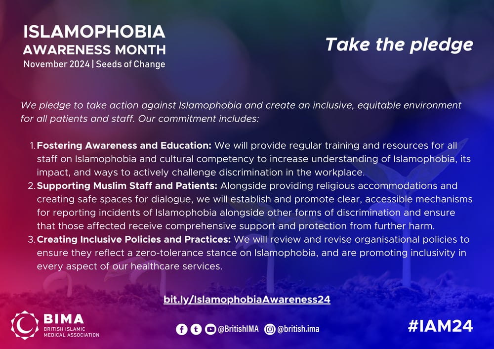 Islamophobia Pledge