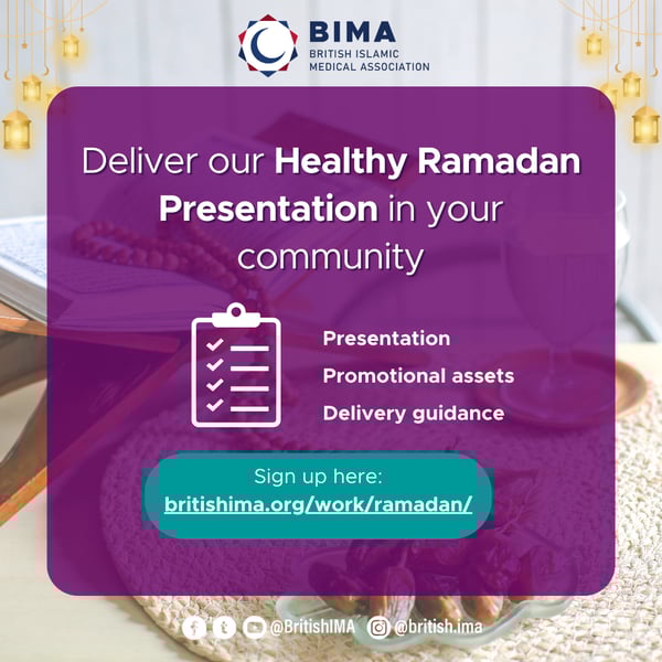 Ramadan 2025 for HCPs (Instagram Post)